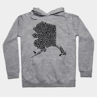 State of Alaska Maze Hoodie